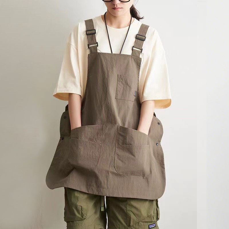 Adjustable Multi-Pocket Utility Apron – Two-Way Work Apron