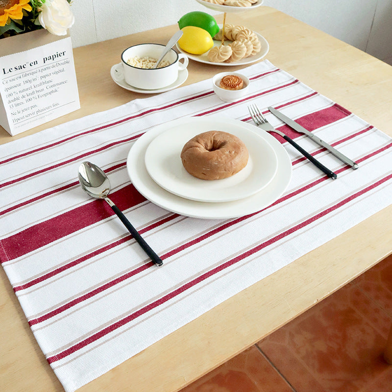 Cotton Tea Towel, Yarn-Dyed Kitchen Napkin Cloth