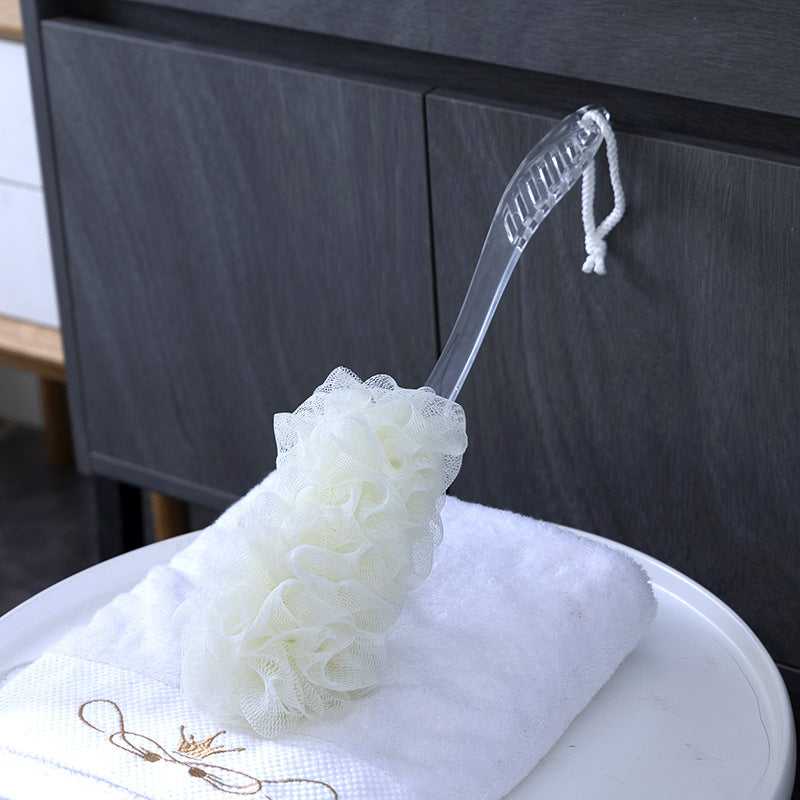 Exfoliating Bath Loofah with Long Handle – 44cm Body Scrubber Shower Brush