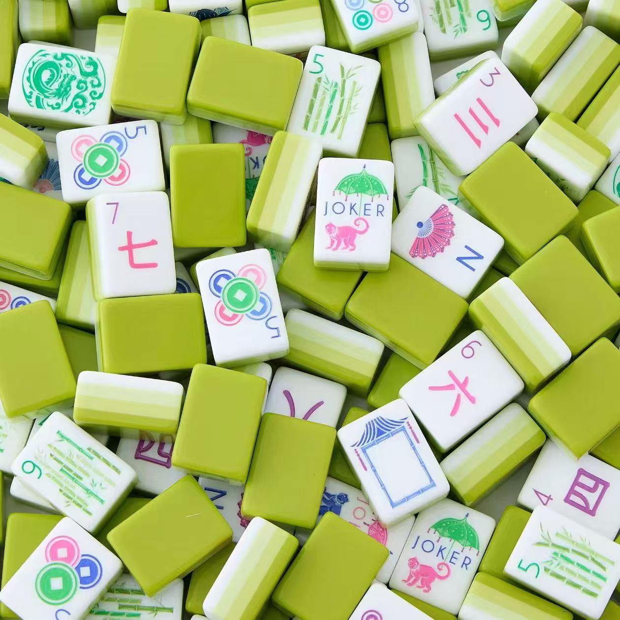 American Mahjong Game Set – Crystal Acrylic Mahjong Tiles
