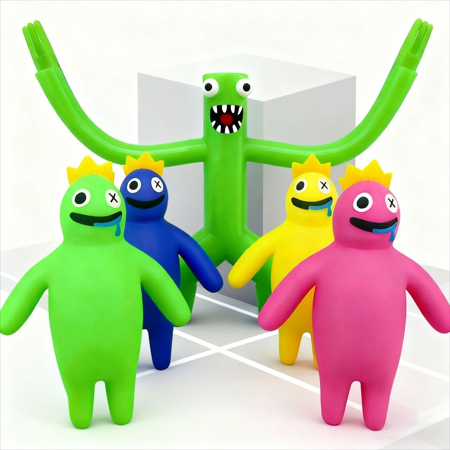 Rainbow Friends Squishy Toy – TPR Stress Relief Fidget Toy