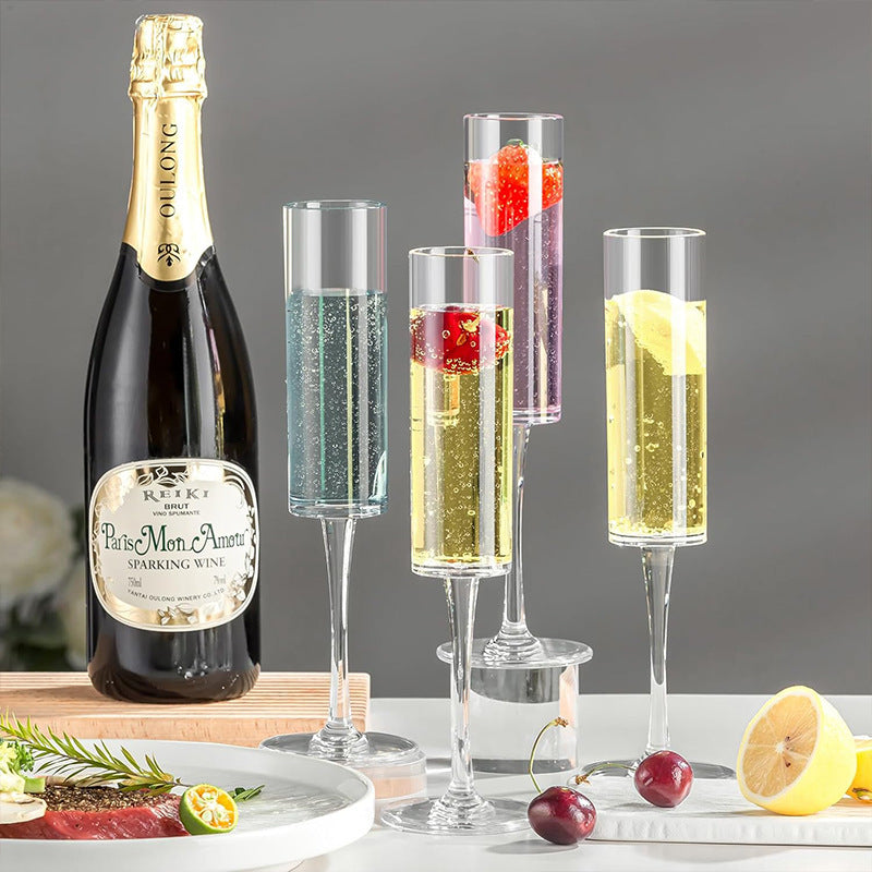 Plastic Champagne Flute Set – Durable Stemmed Party Glasses