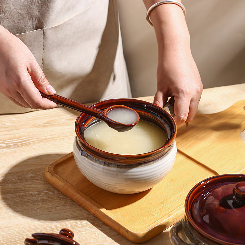 Vintage Ceramic Condiment Jar with Lid – Kitchen Spice & Oil Container