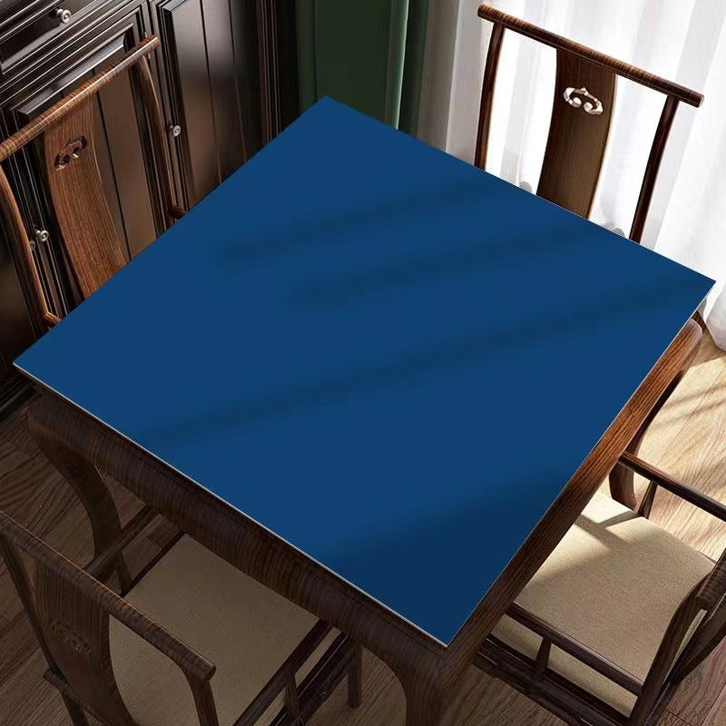 80 × 80 cm Mahjong Table Mat – Solid Color Square Game Table Cover