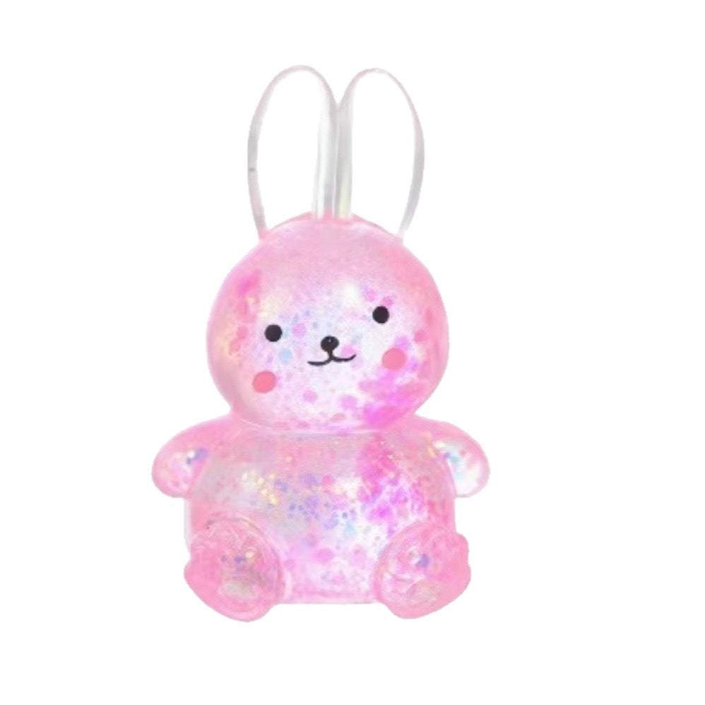 Malt Syrup Animal Squishy Toy – Glitter Cat Paw Stress Relief Fidget Toy