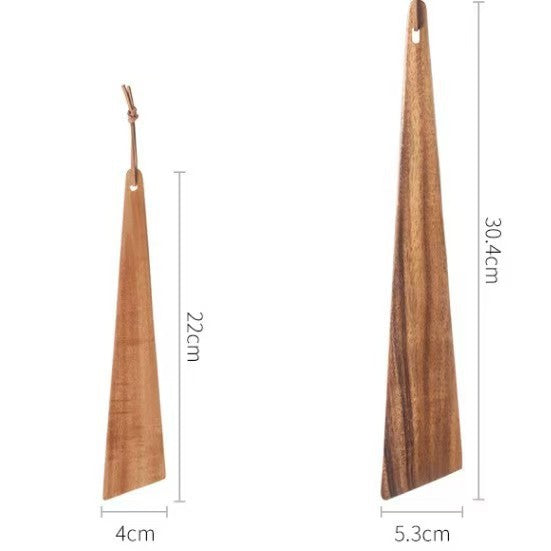 Teak Wood Camping Spatula & Soup Spoon Set, Non-Stick Safe Portable Outdoor Cooking Utensils for Travel, Picnic, and Backpacking