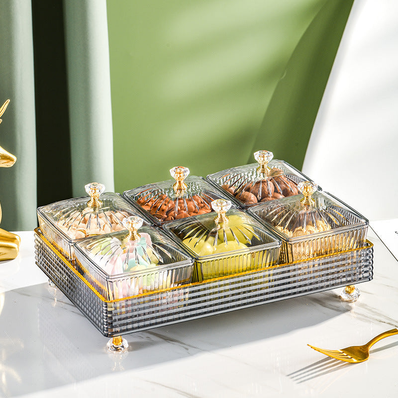 Compartment Candy Tray – Decorative Snack Serving Dish