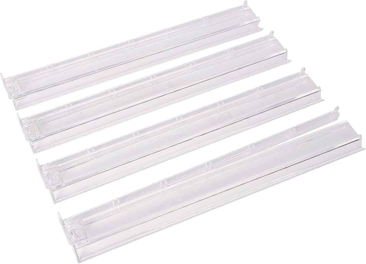 Thickened Mahjong Push Rack – 18 Inch Portable Transparent Tile Ruler for American Mahjong