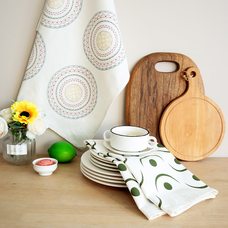 Cotton Fabric Napkin, Nordic Placemat and Baking Styling Cloth