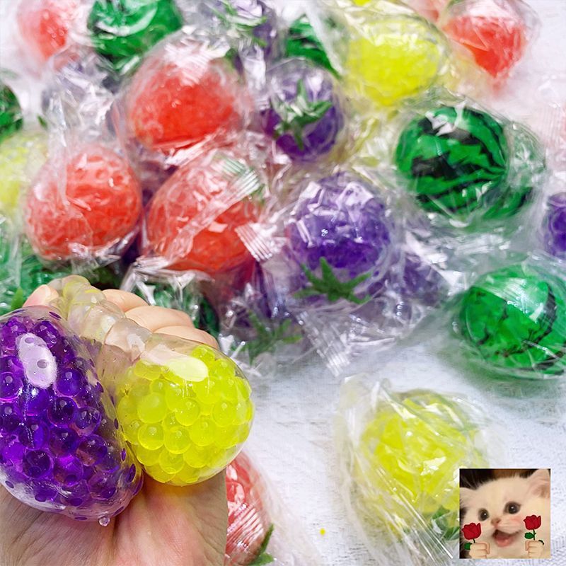 Fruit Squishy Squeeze Ball Toy – Stress Relief Decompression Toy