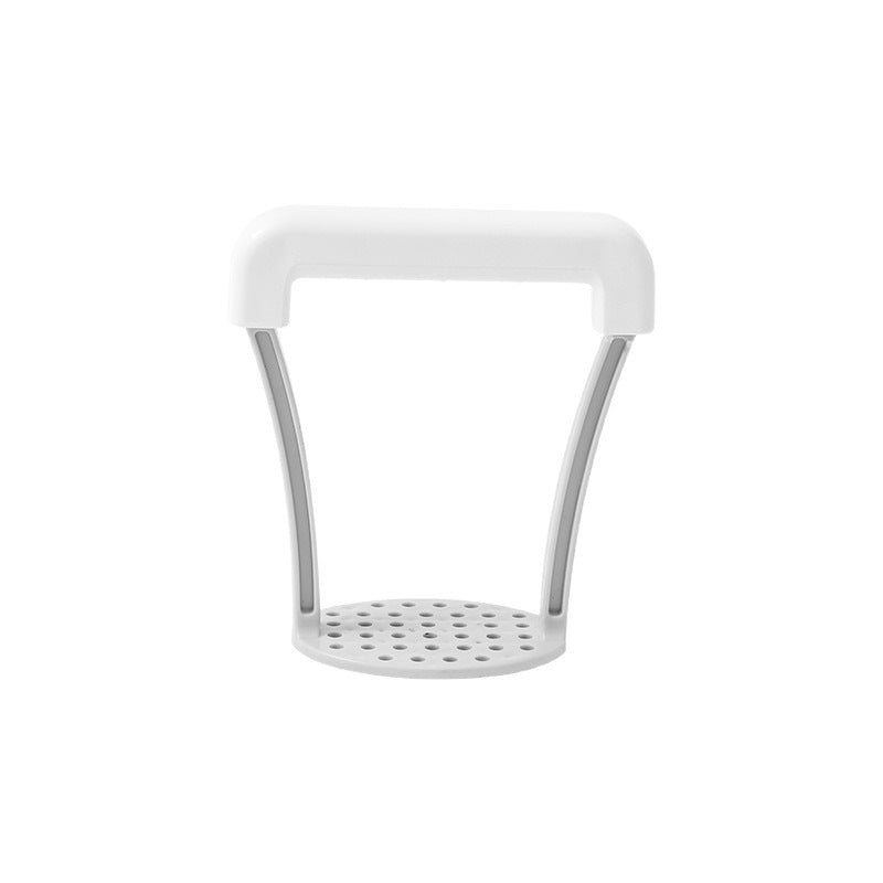 White Potato Masher – Lightweight One‑Press PP Potato Masher for Smooth Mashed Potatoes & Vegetables