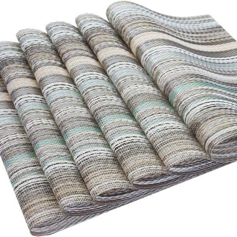 PVC Heat Resistant Placemat, Waterproof Table Mat & Coaster