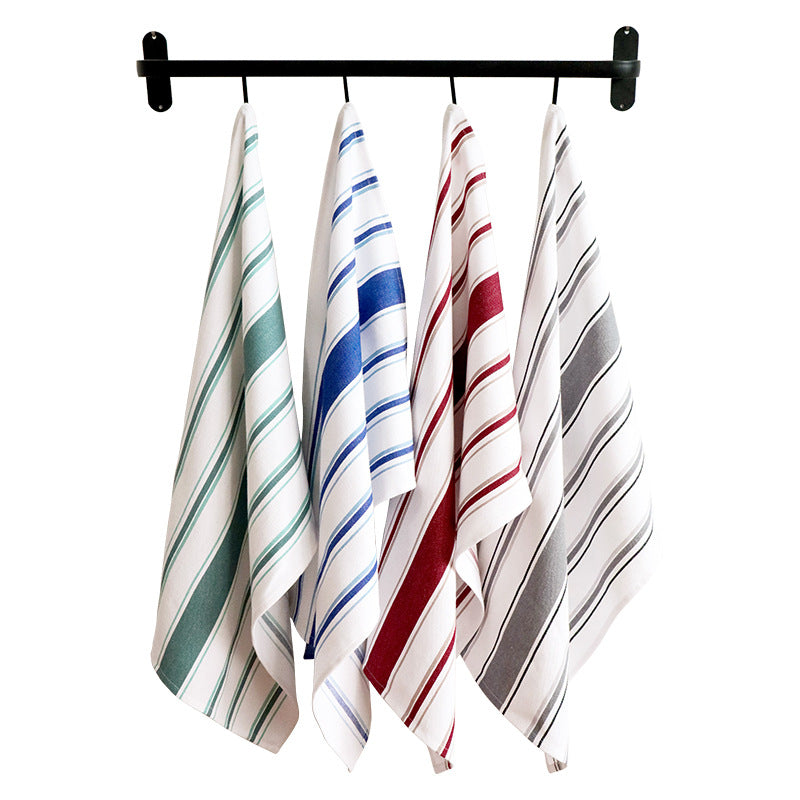 Cotton Tea Towel, Yarn-Dyed Kitchen Napkin Cloth