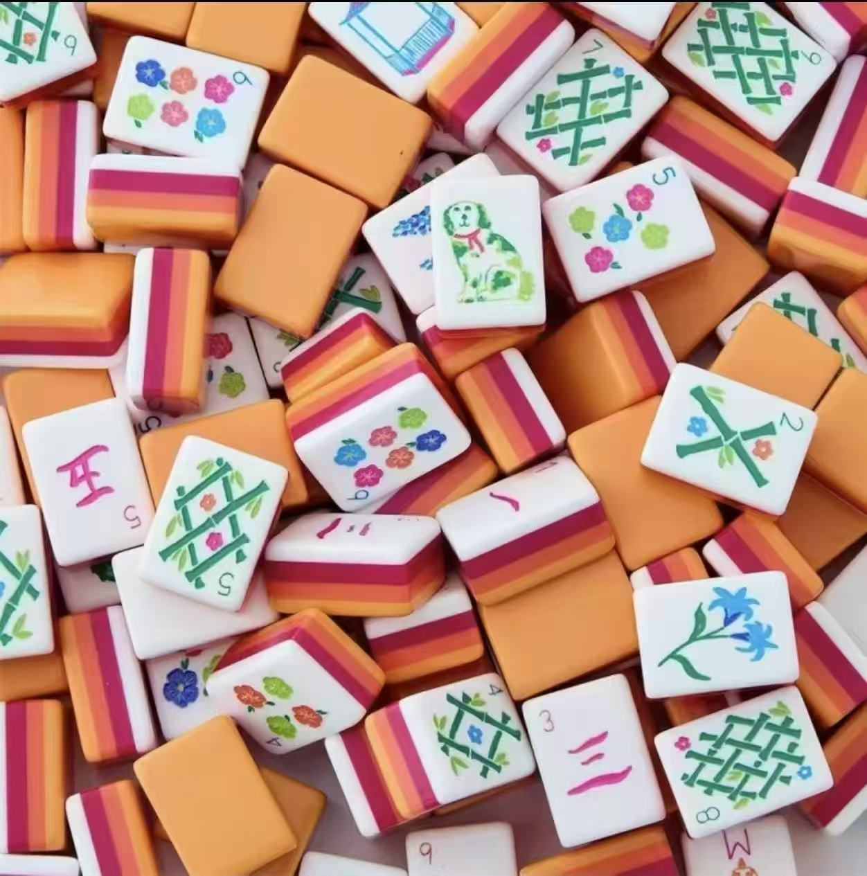 American Mahjong Game Set – Crystal Acrylic Mahjong Tiles