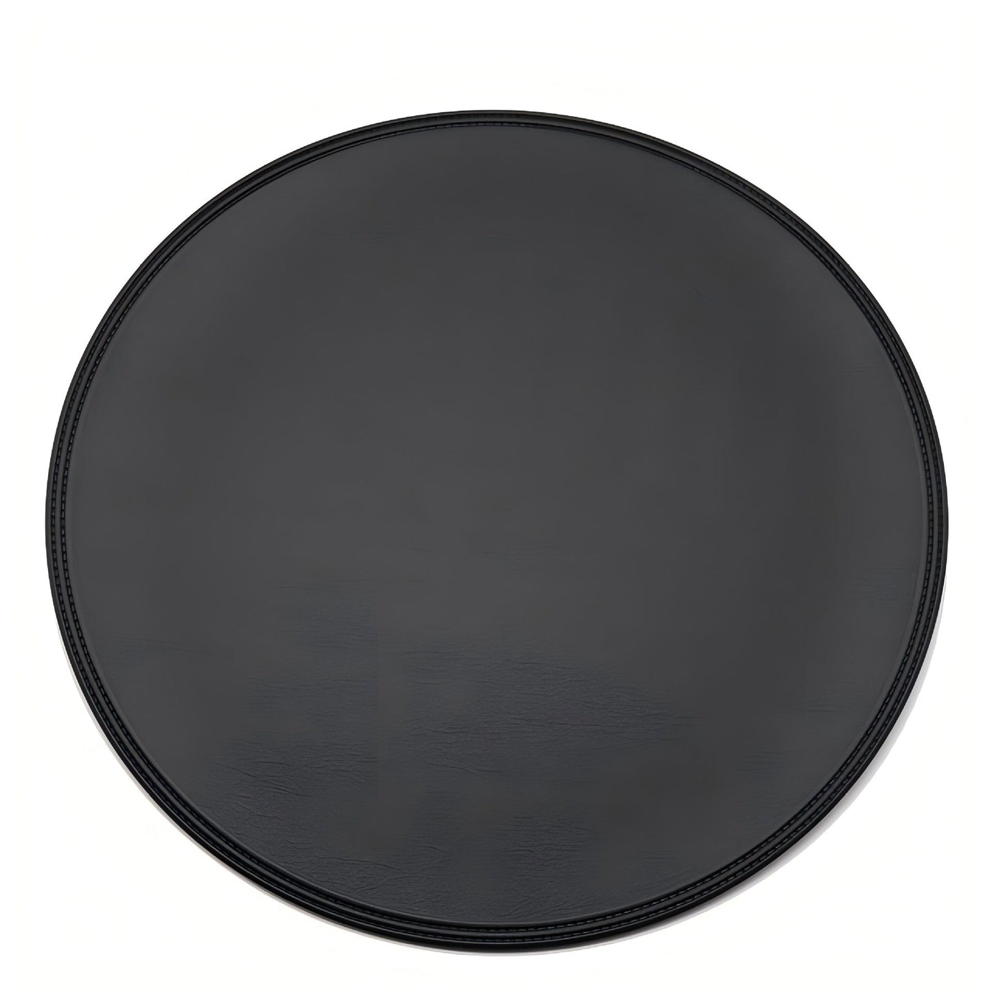 Round Faux Leather Placemat, Waterproof Heat Resistant Table Mat