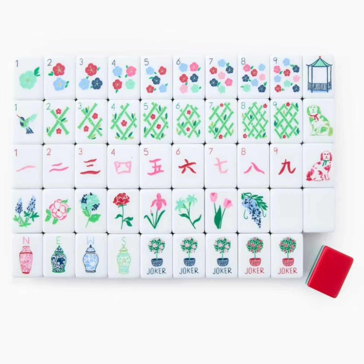 American Mahjong Game Set – Crystal Acrylic Mahjong Tiles