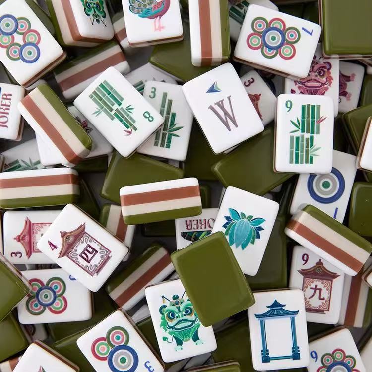 American Mahjong Game Set – Crystal Acrylic Mahjong Tiles