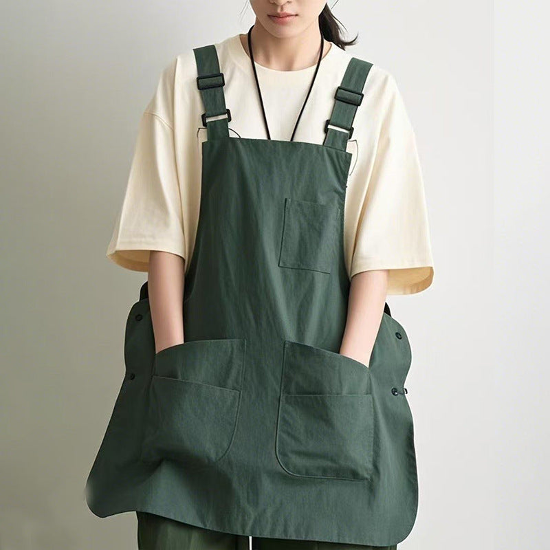 Adjustable Multi-Pocket Utility Apron – Two-Way Work Apron