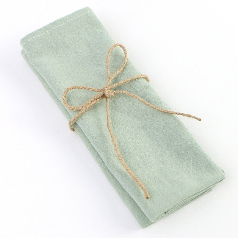 30 × 30 cm Cotton Cloth Napkin – Soft Solid Color Dinner Napkin