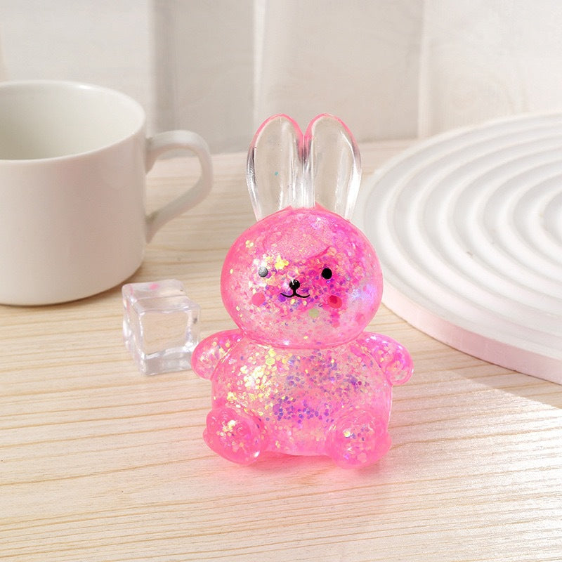 Malt Syrup Animal Squishy Toy – Glitter Cat Paw Stress Relief Fidget Toy