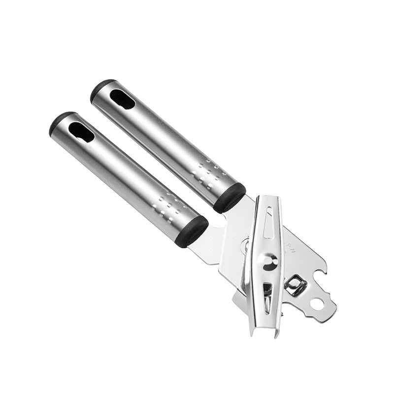 Multifunction Stainless Steel Can Opener & Bottle Opener with Wooden Handle