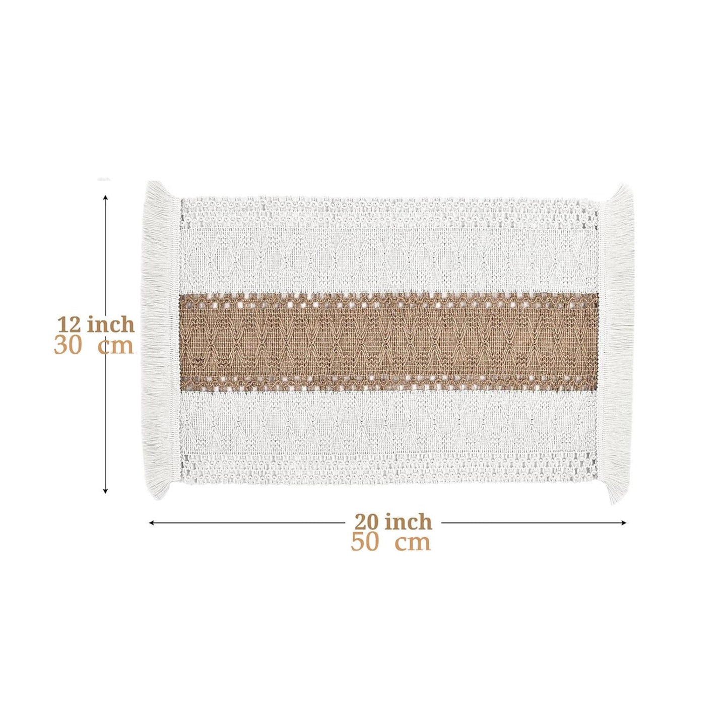 Nordic Cotton Linen Placemat, Table Mat for Dinner Parties, Weddings and Everyday Dining