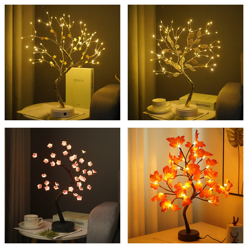 LED Pearl Christmas Tree Light – Starry Fairy Light Table Lamp