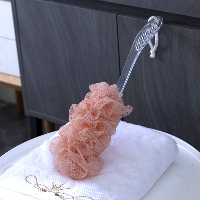 Exfoliating Bath Loofah with Long Handle – 44cm Body Scrubber Shower Brush