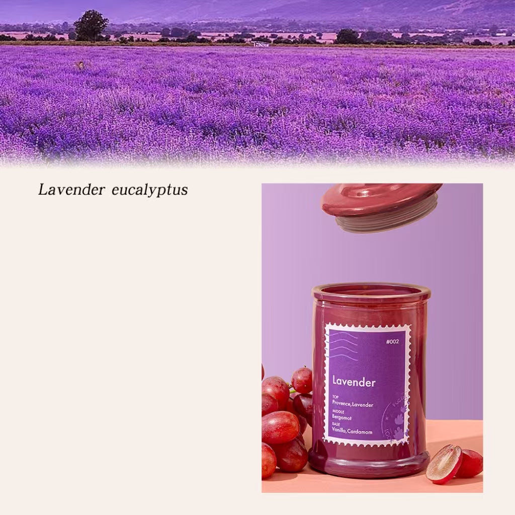 Lavender Essential Oil Wish Candle Tin
