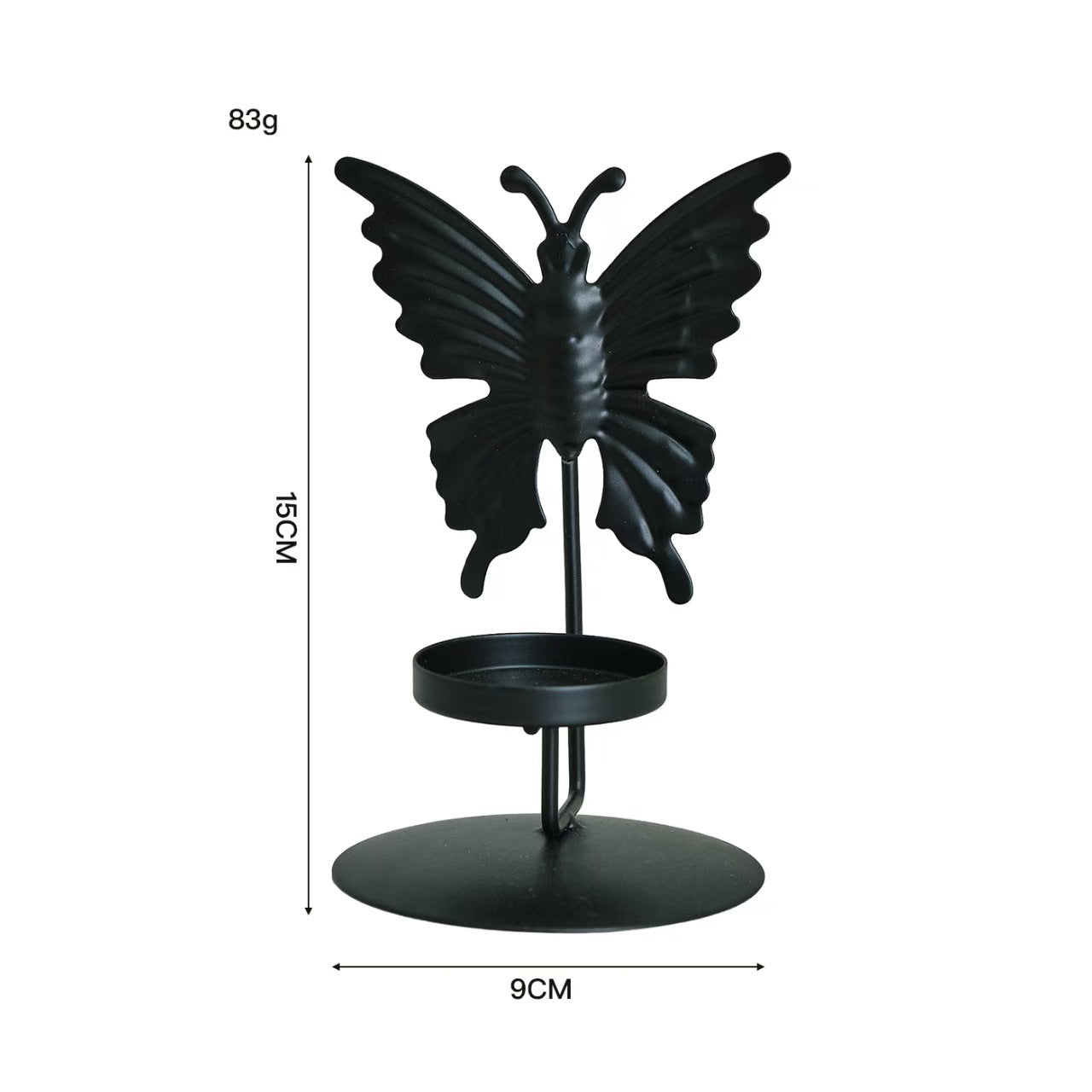 Creative Aromatherapy Candleholder, Maple Leaf Butterfly Multi Shape Iron Decor