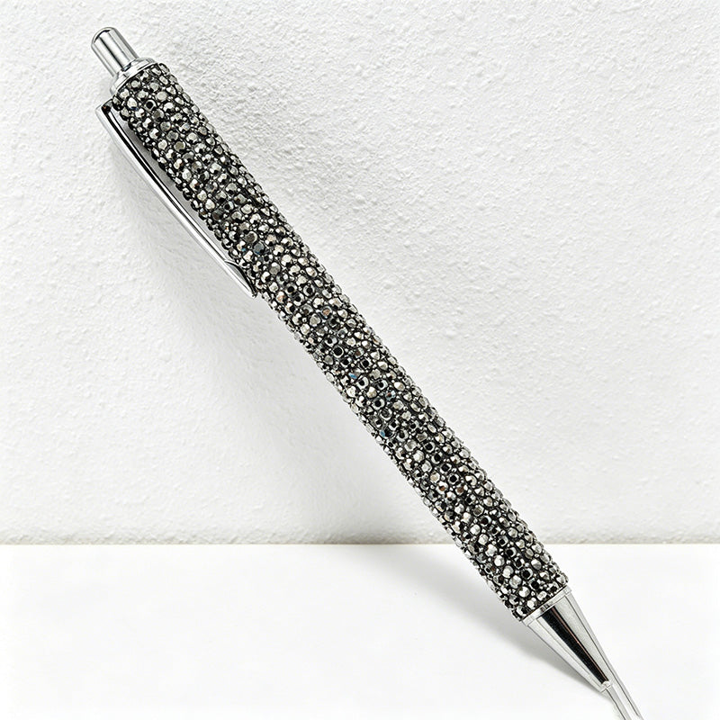 Bling Bling Rhinestone Retractable Ballpoint Pen – Luxury Metal Gift Pen for Office, School & Wedding