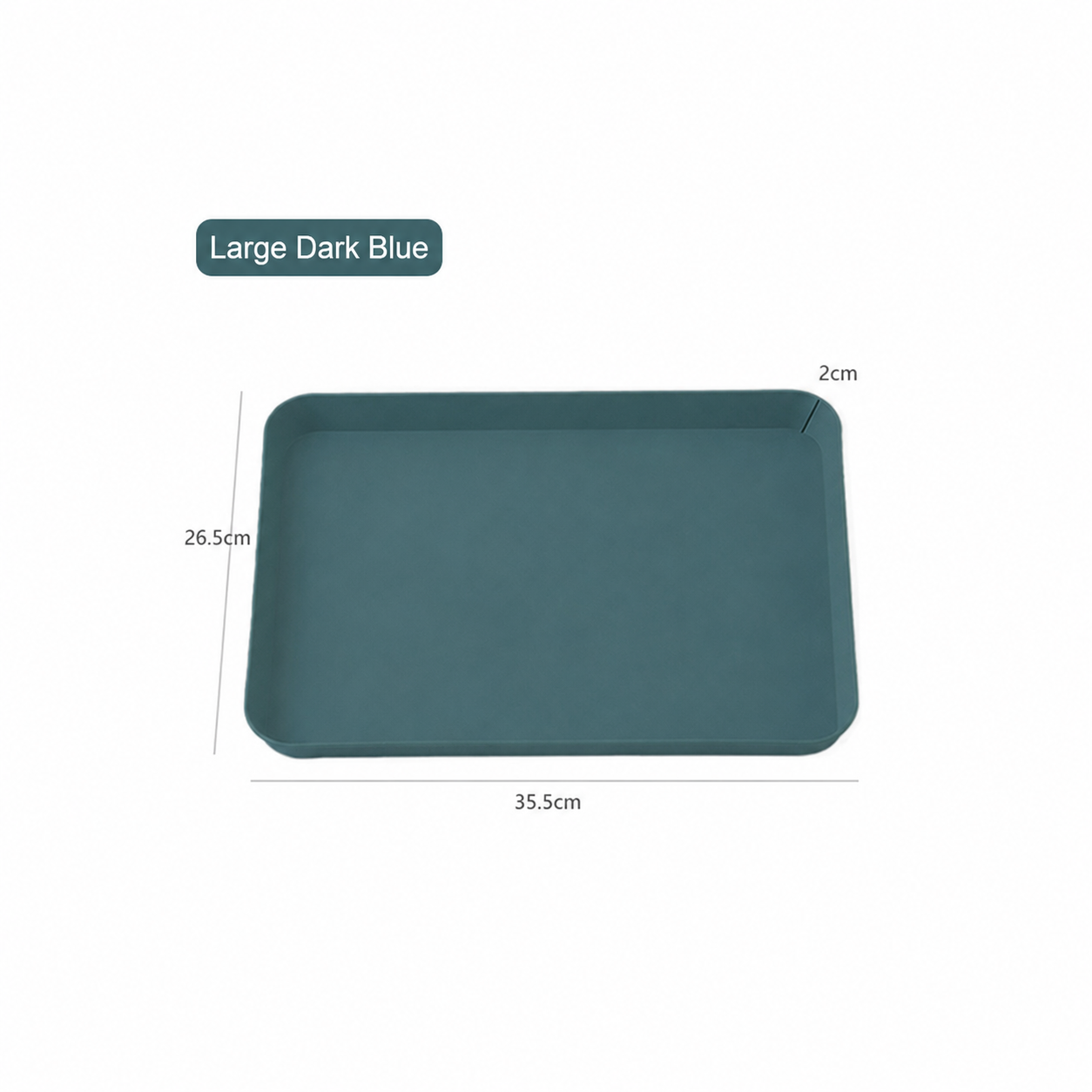Minimalist Serving Tray – Rectangular Fruit & Dessert Tray