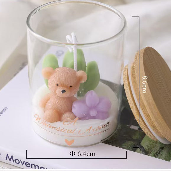 Bear Candle in Cup