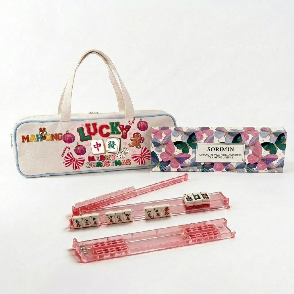 American Mahjong Storage Bag Set, Custom Carry Bag & Organizer (3-Piece Set)