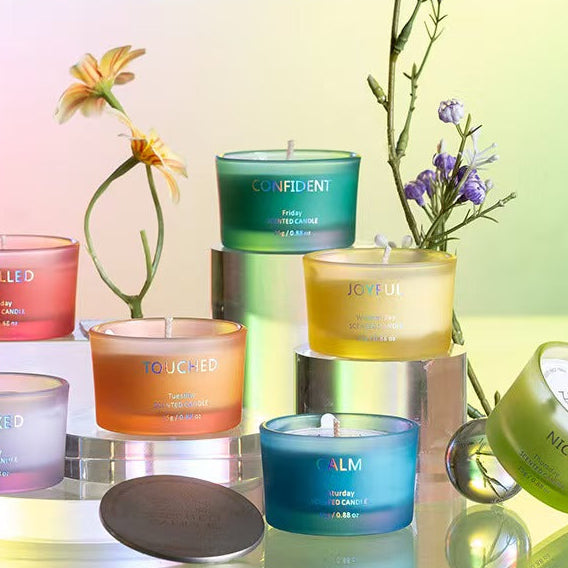 7 Day Rainbow Mood Candle Gift Set