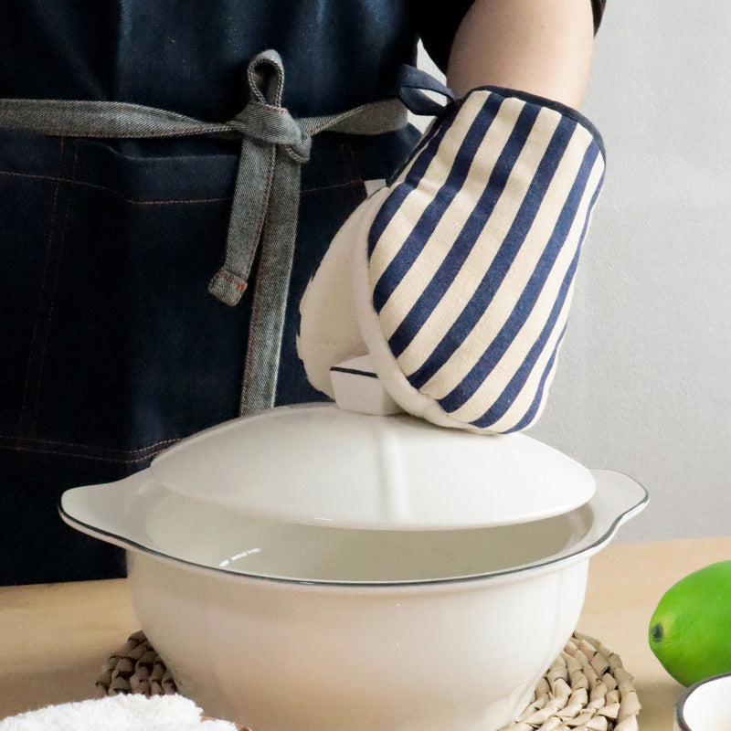 Polka Dot Oven Mitt, Heat Resistant Kitchen Glove