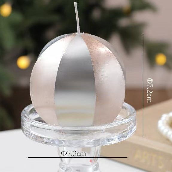 Metallic Ball Scented Candle