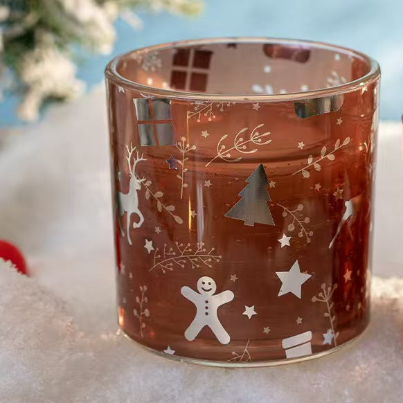 Christmas Glow Through Soy Candle