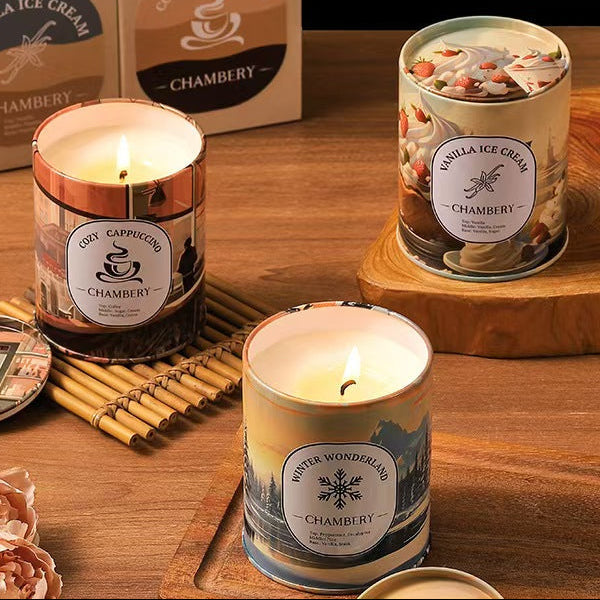 Premium Tin Candle Gift Soy Wax