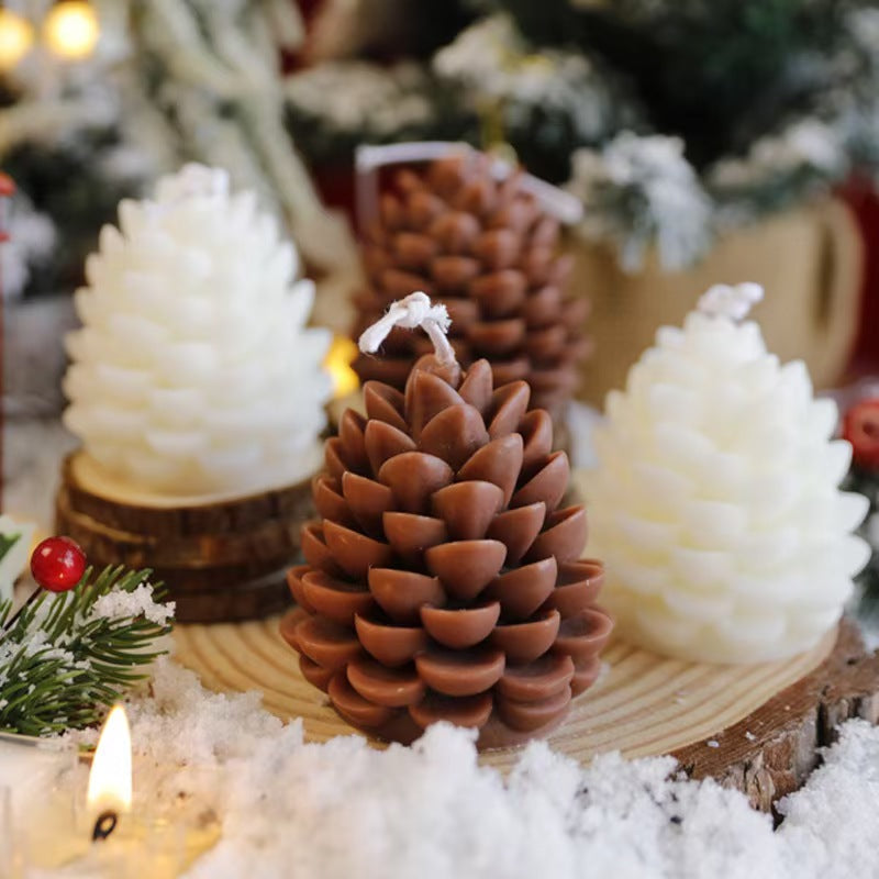 3D Pinecone Scented Candle