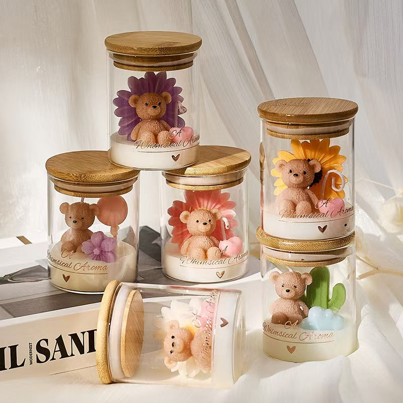 Bear Candle in Cup