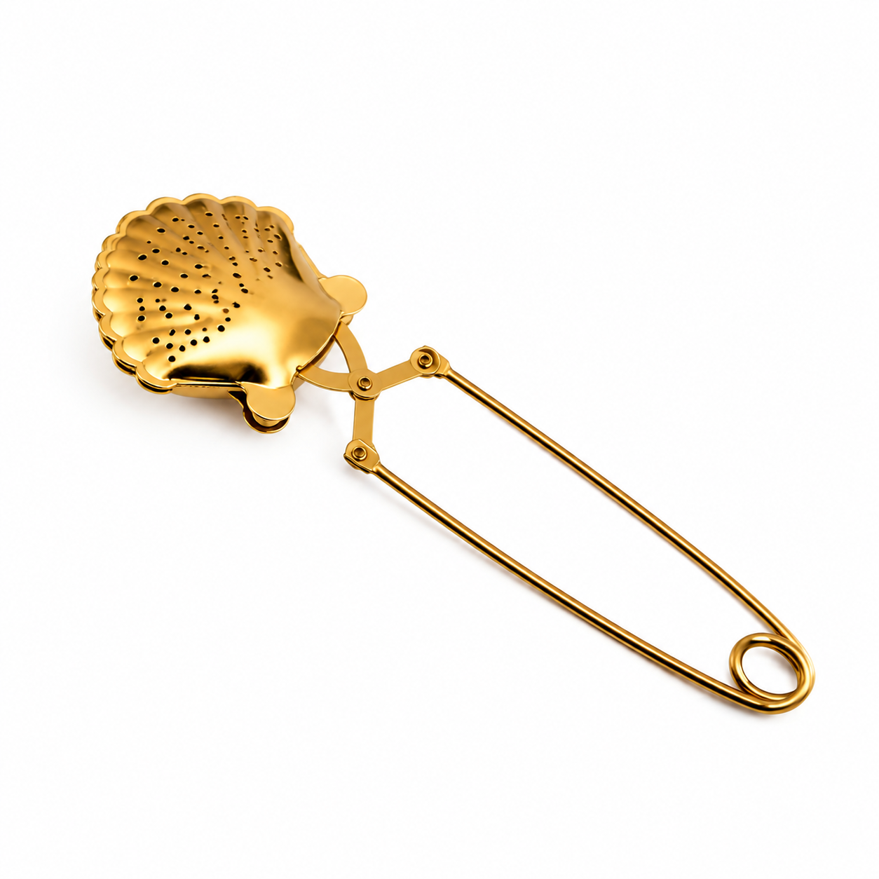 Stainless Steel Tea Infuser – Reusable Mesh Tea Strainer with Handle, Shell / Star / Heart Shape