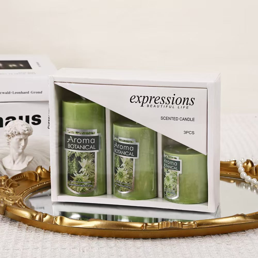 Colorful Handmade Taper Candle Set