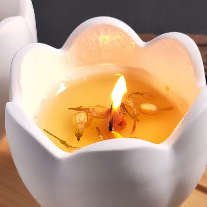Preserved Flower Scented Candle