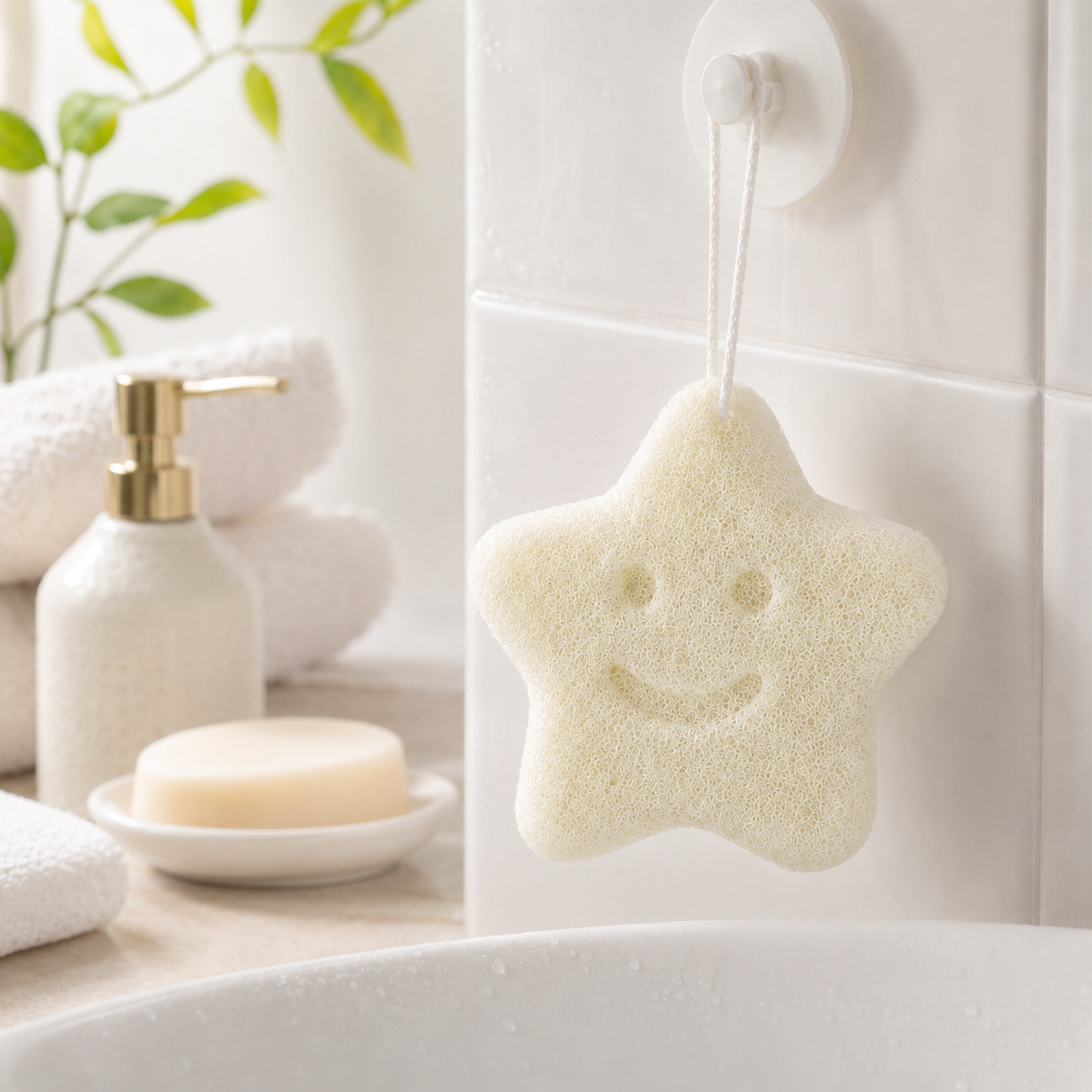 Plant-Based Konjac Facial Cleansing Sponge