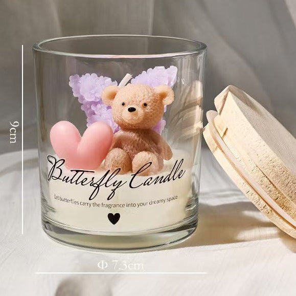 Bear Scented Candle in Cup