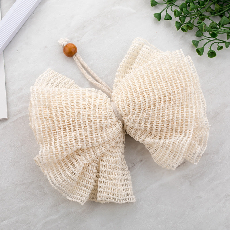 Natural Loofah Bath Sponge – Soft Exfoliating Body Scrubber with Hanging Rope