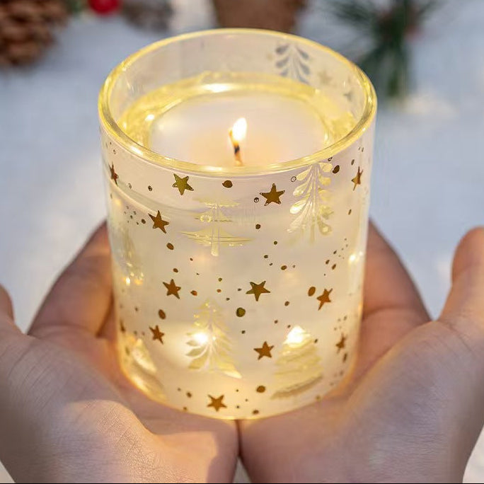 Christmas Glow Through Soy Candle