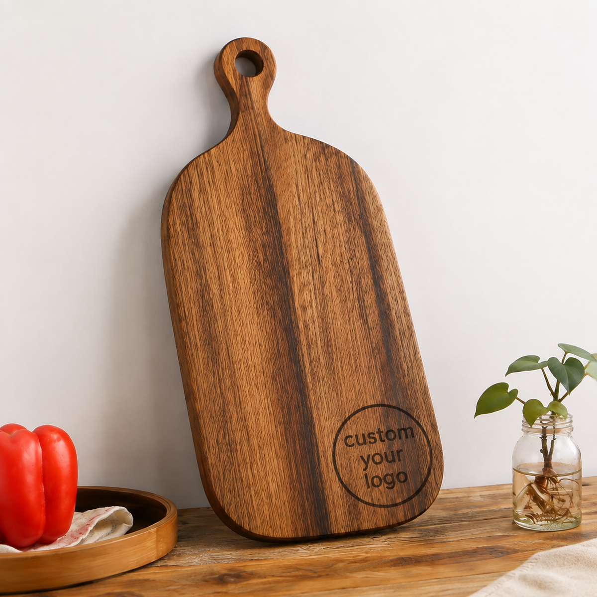 Custom Logo Cutting Board | Personalized Engraved Kitchen Board