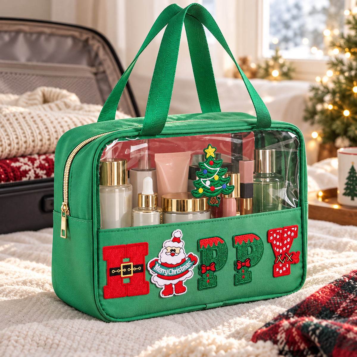 Christmas Cosmetic Bag
